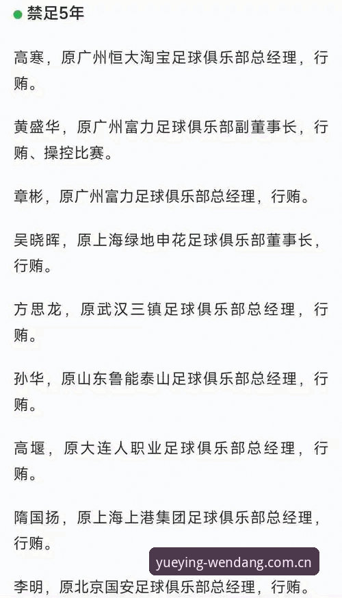 悦盈体育苹果安装 中国足协第三批禁足名单公布,如何通过悦盈体育苹果安装了解事件全貌?
